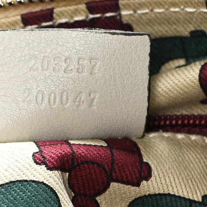 Gucci Guccissima Small D Ring Messenger Off White 7 of 9