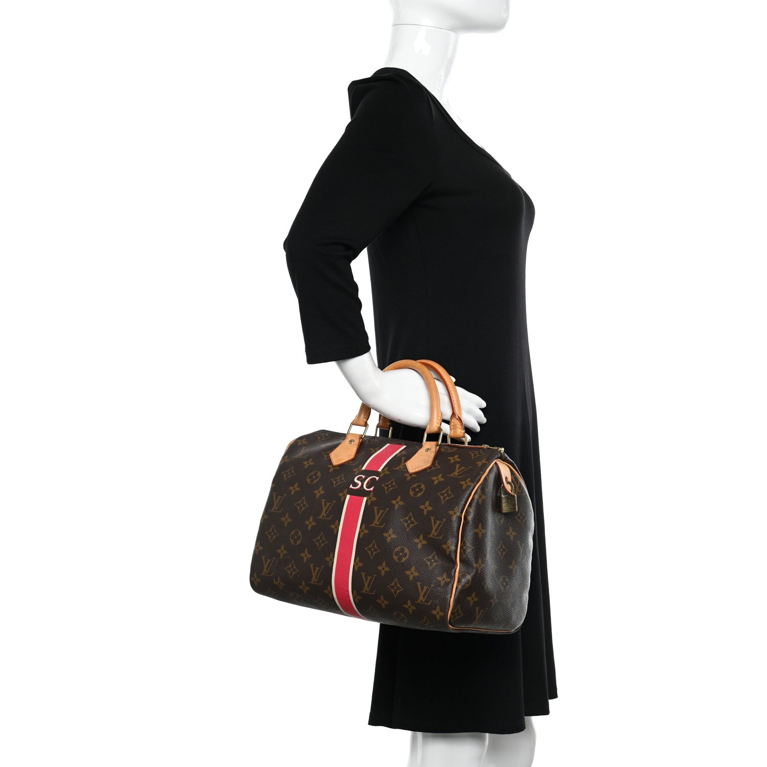 Louis Vuitton Monogram My LV Heritage Speedy 30 Fuchsia White 2 of 15