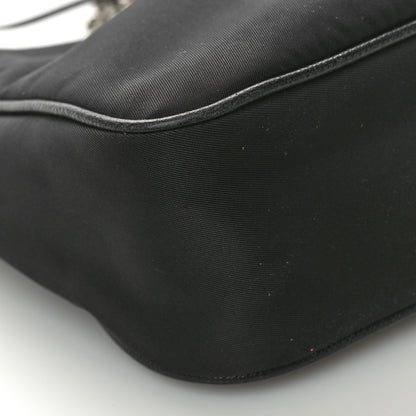 Prada Nylon Re-Edition 2005 Shoulder Bag Black 8 of 11