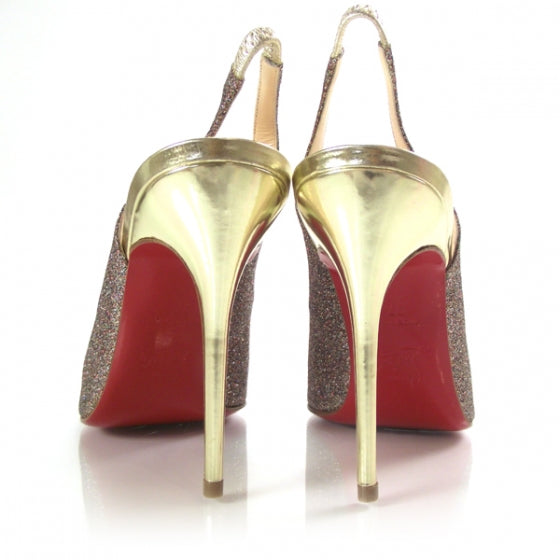 Glittered Sexy Sling 100 Stiletto Heels