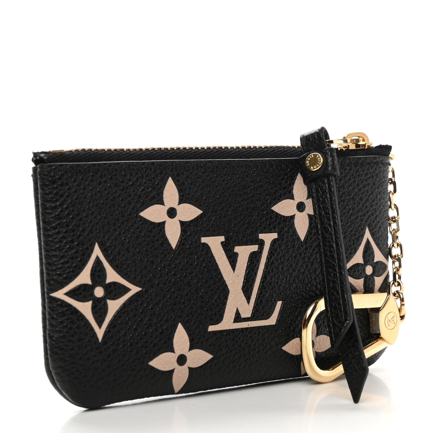 Louis Vuitton Empreinte Monogram Giant Key Pouch Black Beige 3 of 7