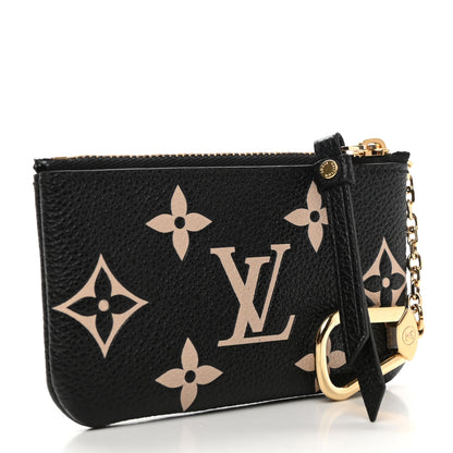 Louis Vuitton Empreinte Monogram Giant Key Pouch Black Beige 3 of 7