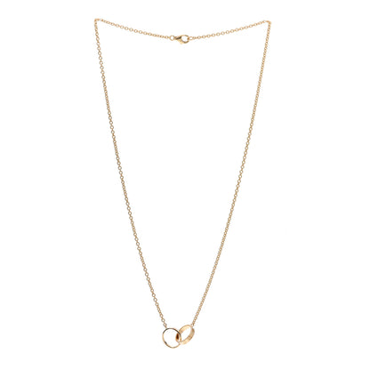 Cartier 18K Yellow Gold Interlocking LOVE Necklace 3 of 5