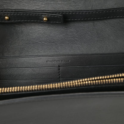 Saint Laurent Calfskin Classic Y Ligne Chain Wallet Black 6 of 10