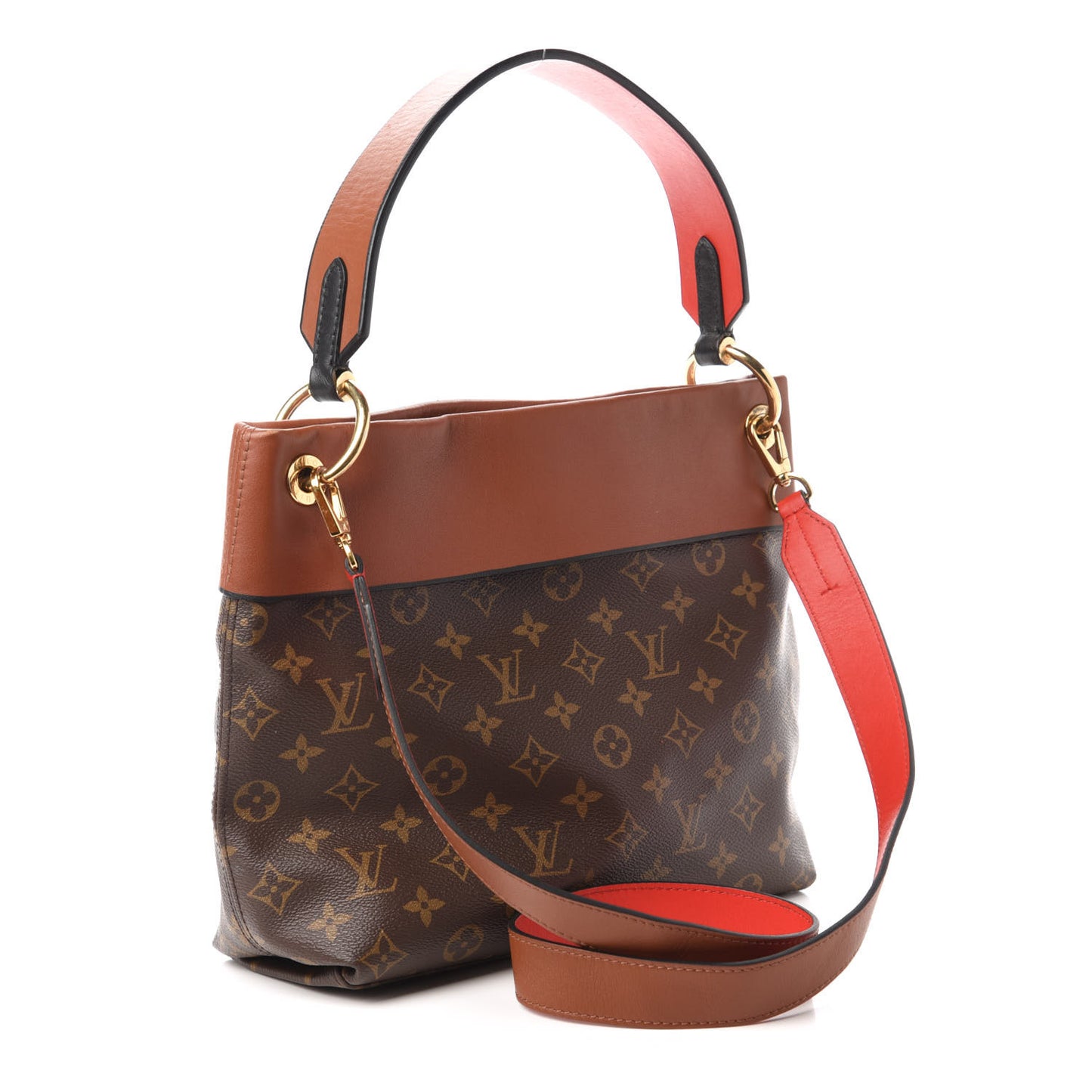 Monogram Tuileries Besace Caramel Rouge