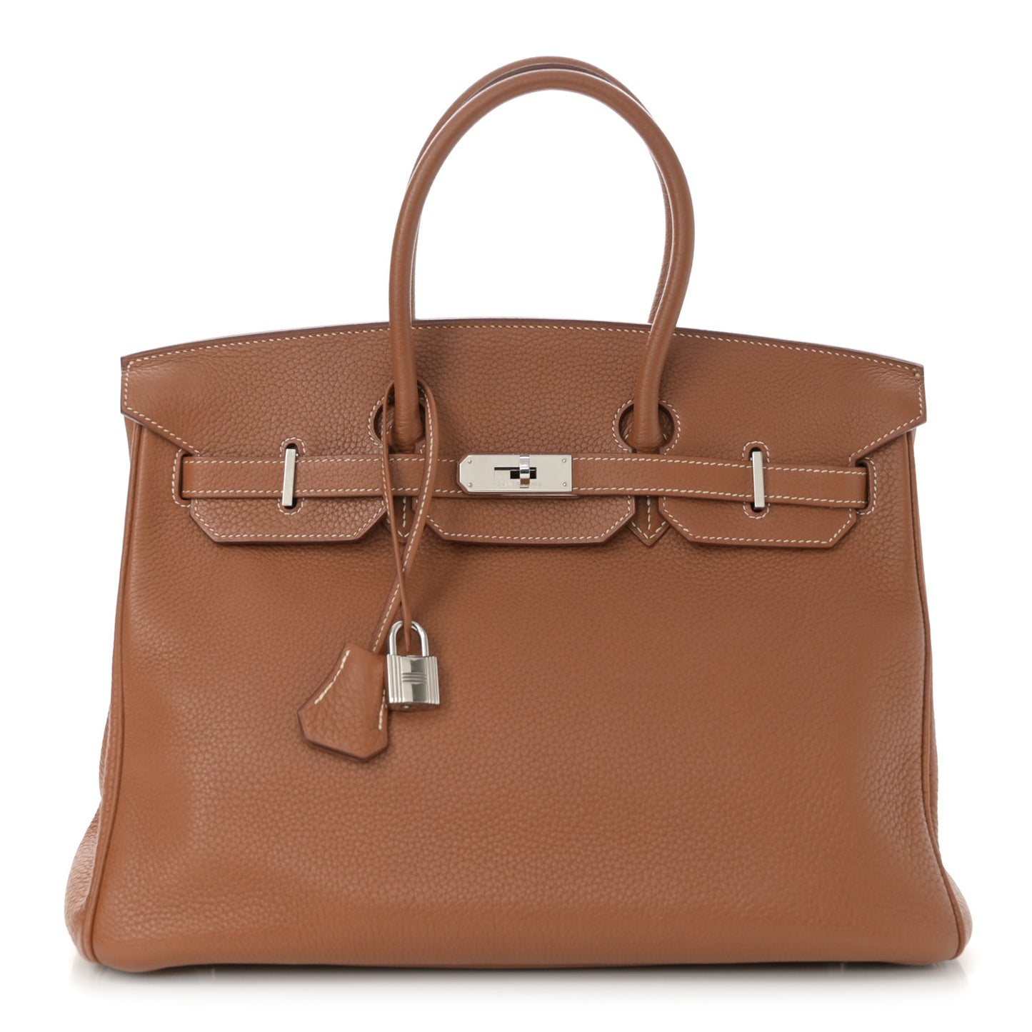 Taurillon Clemence Birkin 35 Gold