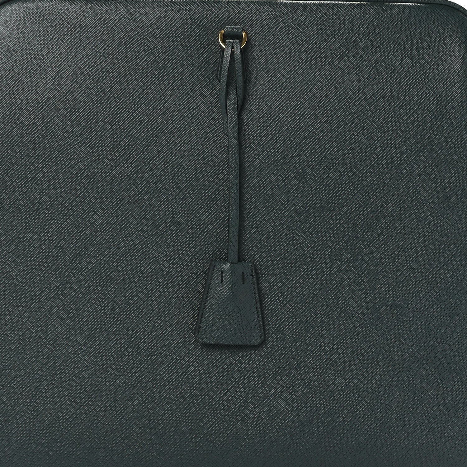 Prada Saffiano Lux Framed Bag Smeraldo 8 of 11
