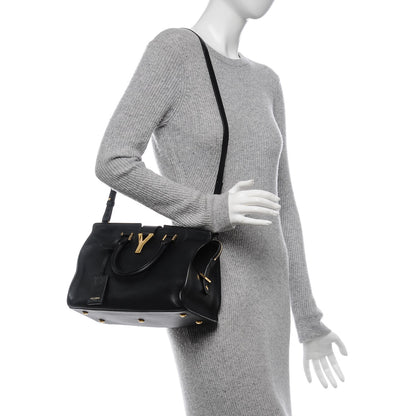 Saint Laurent Calfskin Small Classic Y Cabas Black 2 of 7