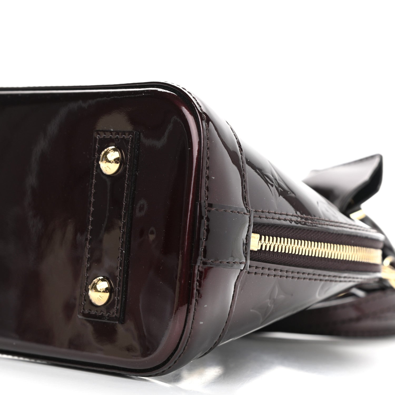 Louis Vuitton Vernis Alma BB Amarante 9 of 9
