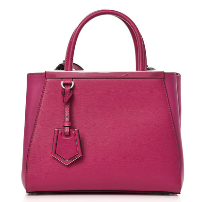 Fendi Vitello Elite Petite 2Jours Tote Magenta 1 of 5