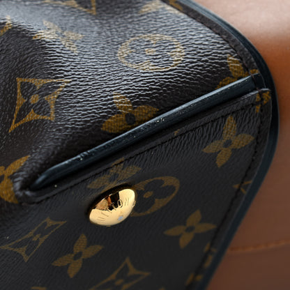 Louis Vuitton Monogram Cuir Orfevre Tote W PM Noisette 10 of 15