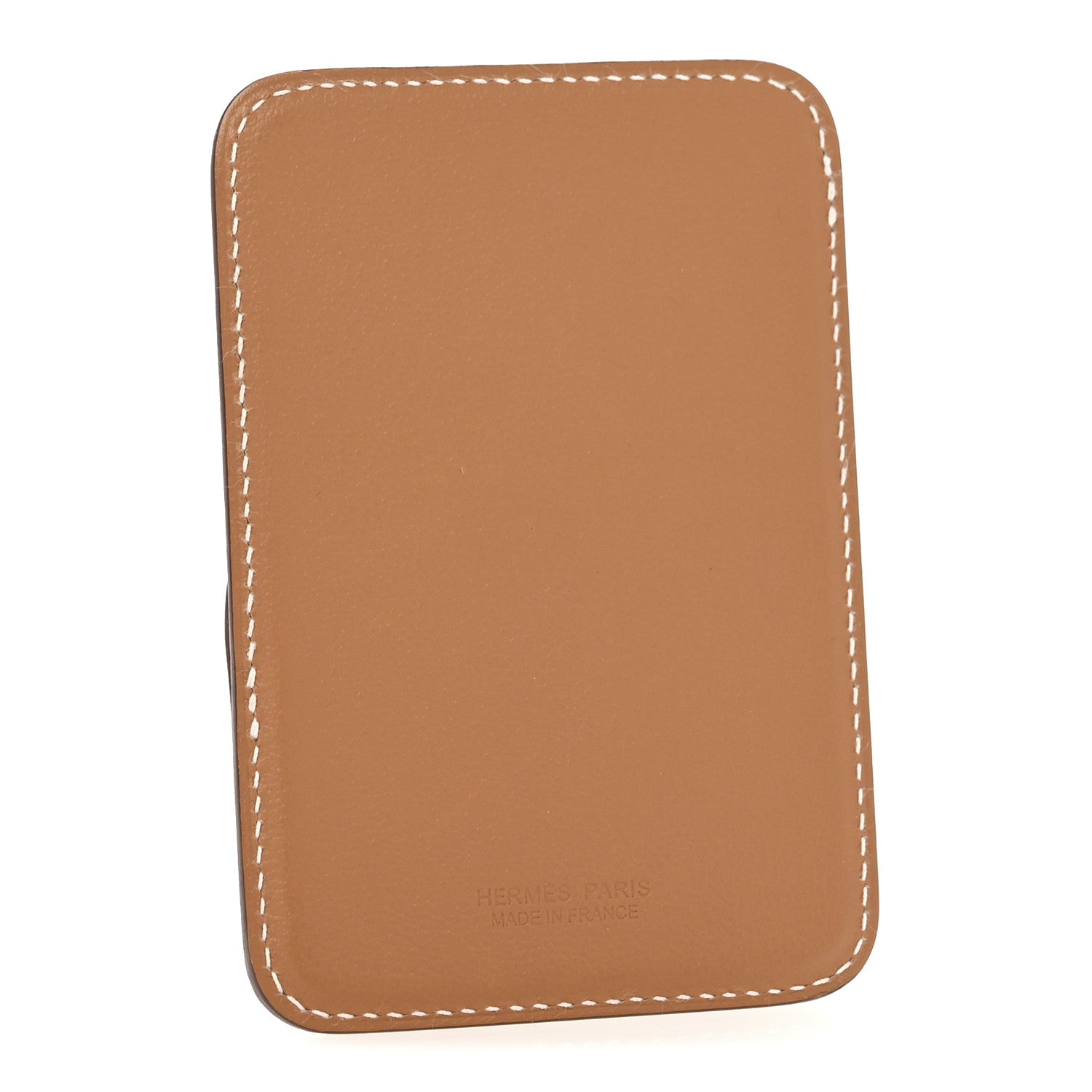 Hermes Swift Stitched Cheval MagSafe Card Holder Gold 3 of 8