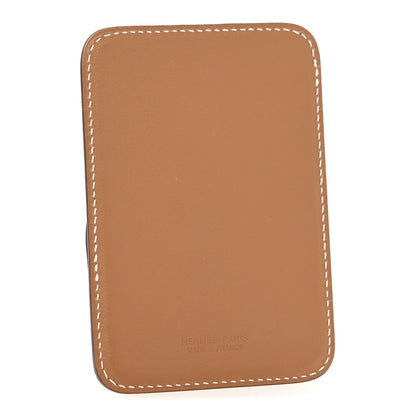 Hermes Swift Stitched Cheval MagSafe Card Holder Gold 3 of 8