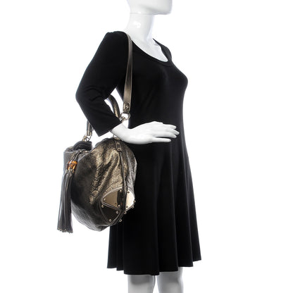 Gucci Guccissima Large Indy Top Handle Hobo Metallic 2 of 8