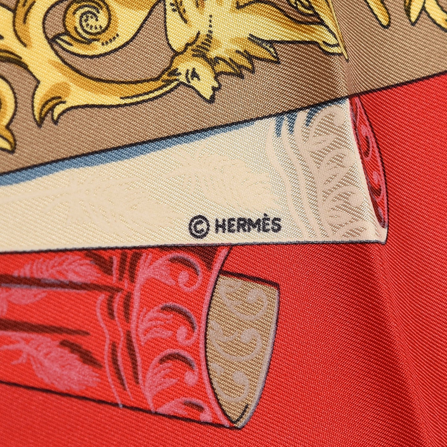 Silk L’Atlantide Scarf 90