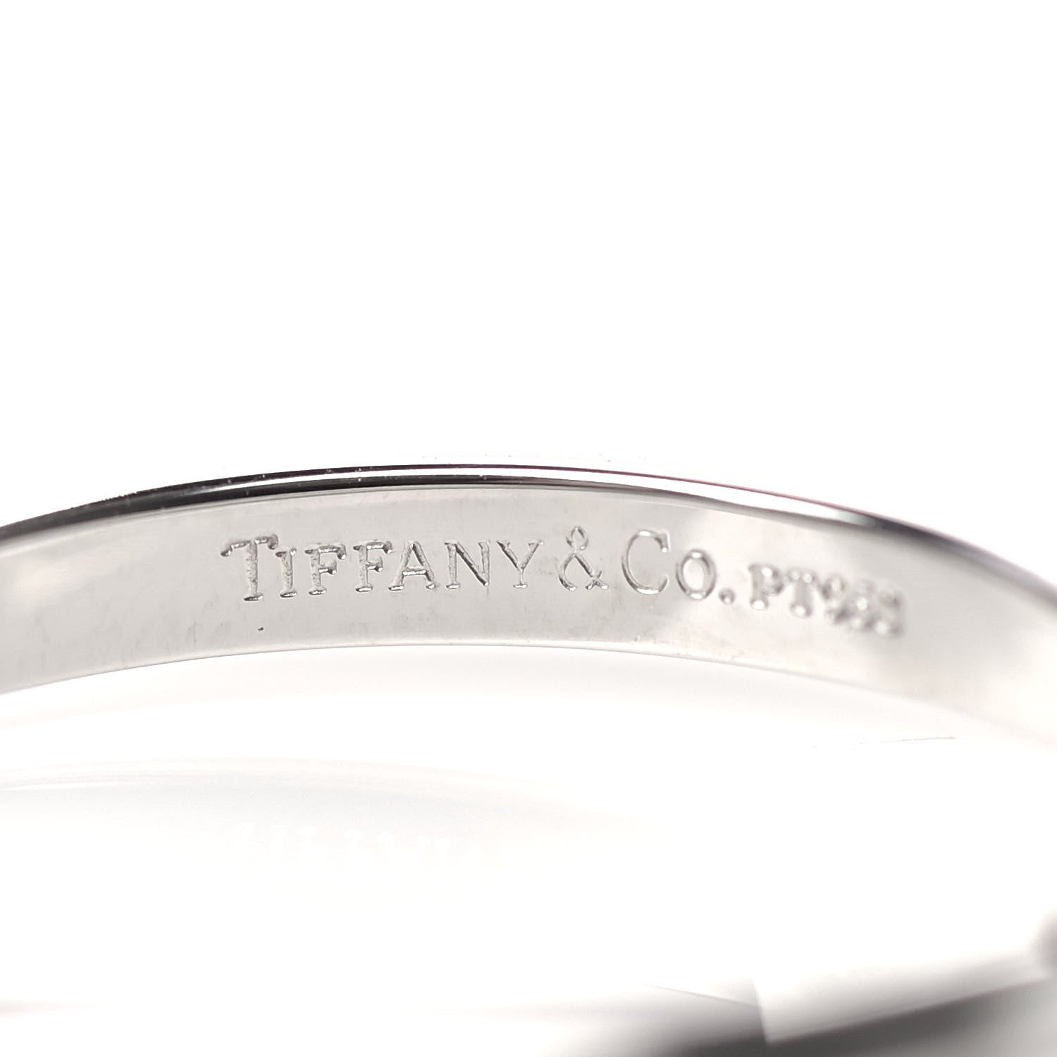 Tiffany Platinum Diamond .24ct Solitaire Engagement Ring 51 5.75 5 of 7