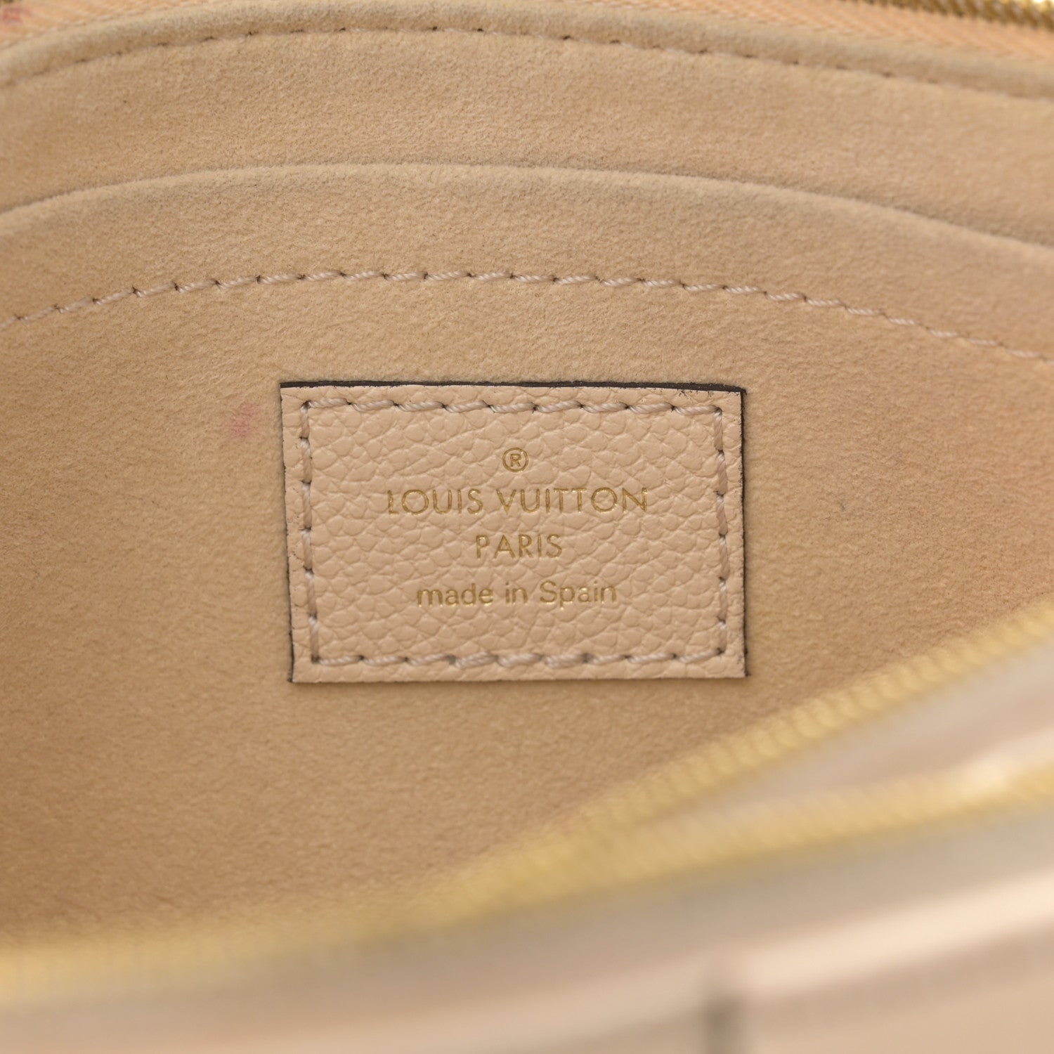 Louis Vuitton Empreinte Monogram Giant Multi Pochette Accessories Cream 7 of 18