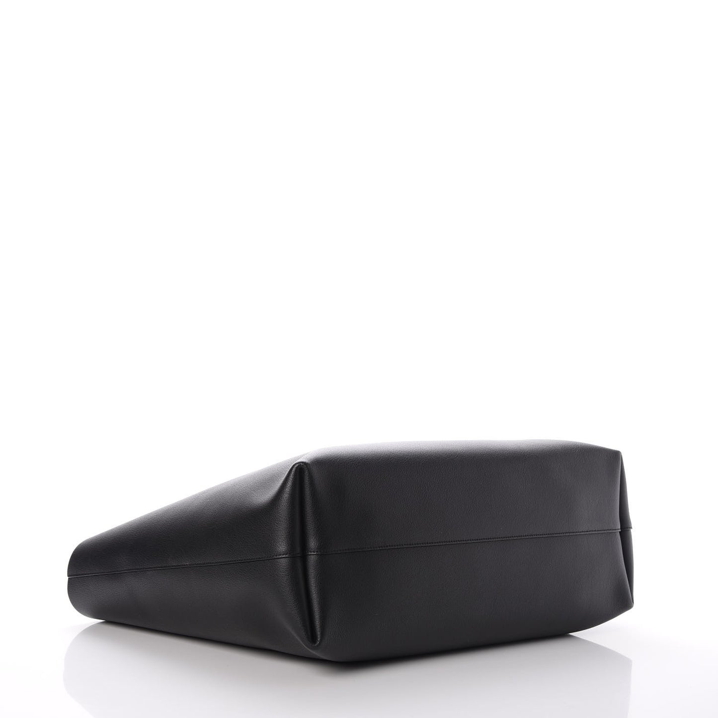 Calfskin Large Shopping Tote Black