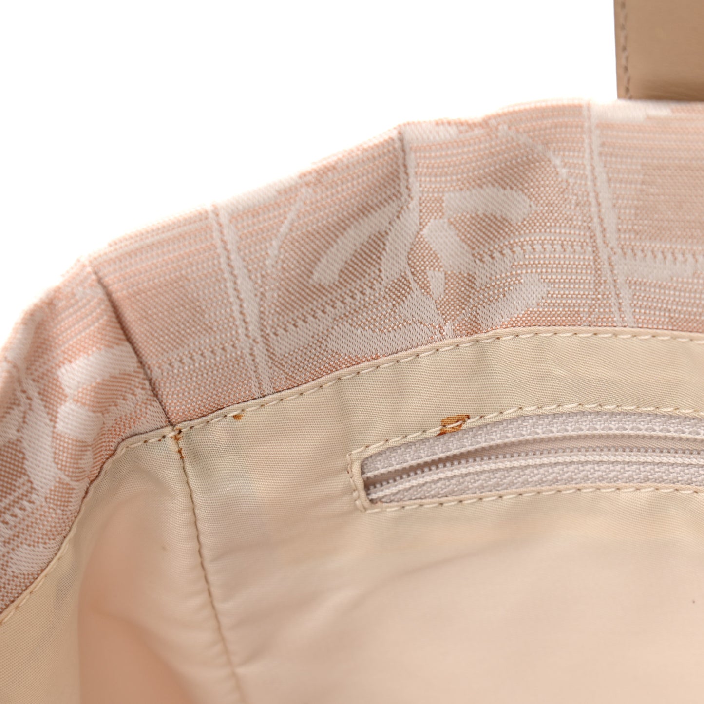 Nylon Medium Travel Tote Beige