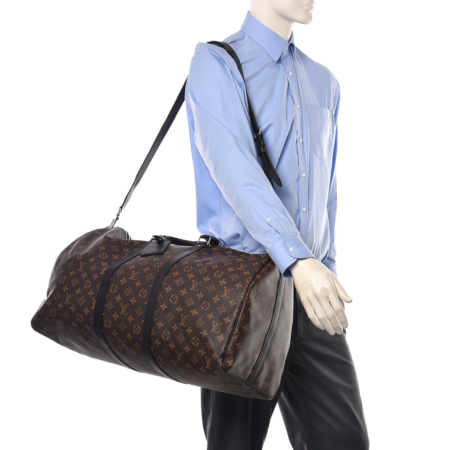 Monogram Macassar Keepall Bandouliere 55