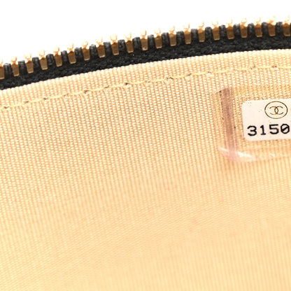 Chanel Lambskin Quilted Mini Pearl Crush Vanity Case With Chain Black 7 of 11