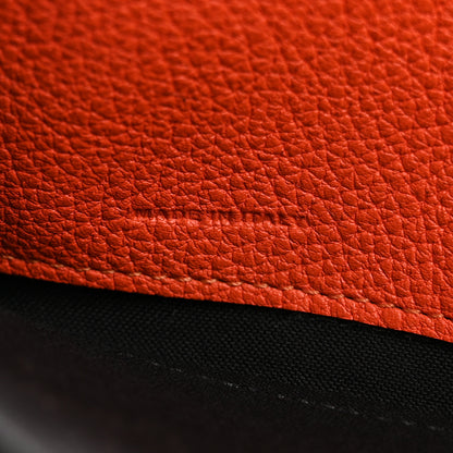 Fendi Cuoio Romano Lux Selleria Zip Around Wallet Asfalto Arancio 7 of 13