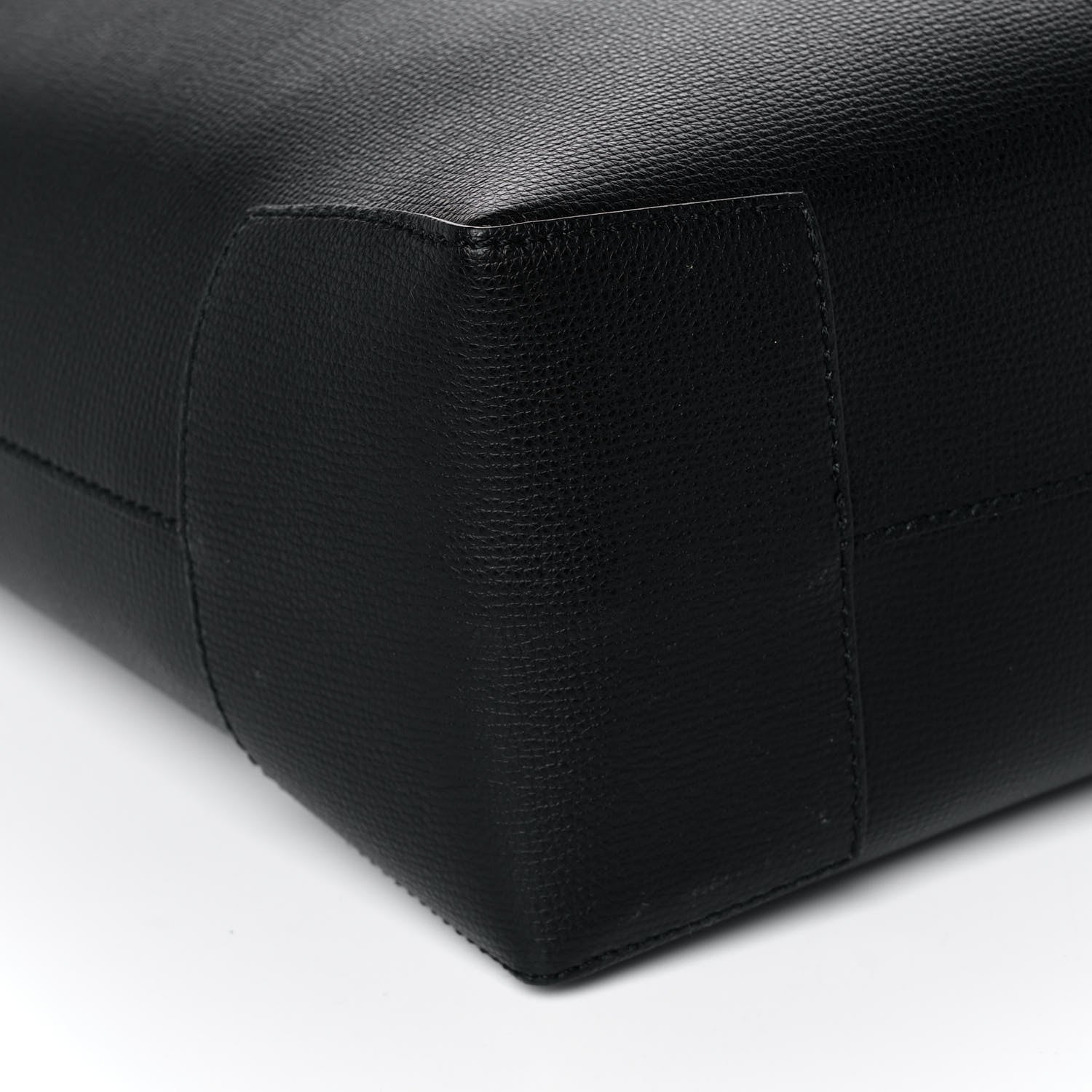 Burberry Calfskin TB Motif Embossed Medium Tote Black 7 of 10