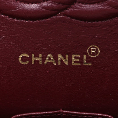 Chanel Lambskin Quilted Medium Double Flap Black 6 of 10