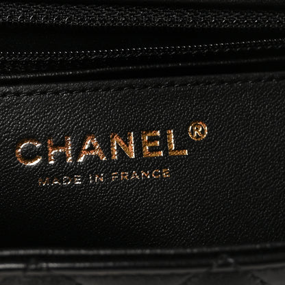 Chanel Lambskin Quilted Mini Rectangular Flap Black 6 of 10