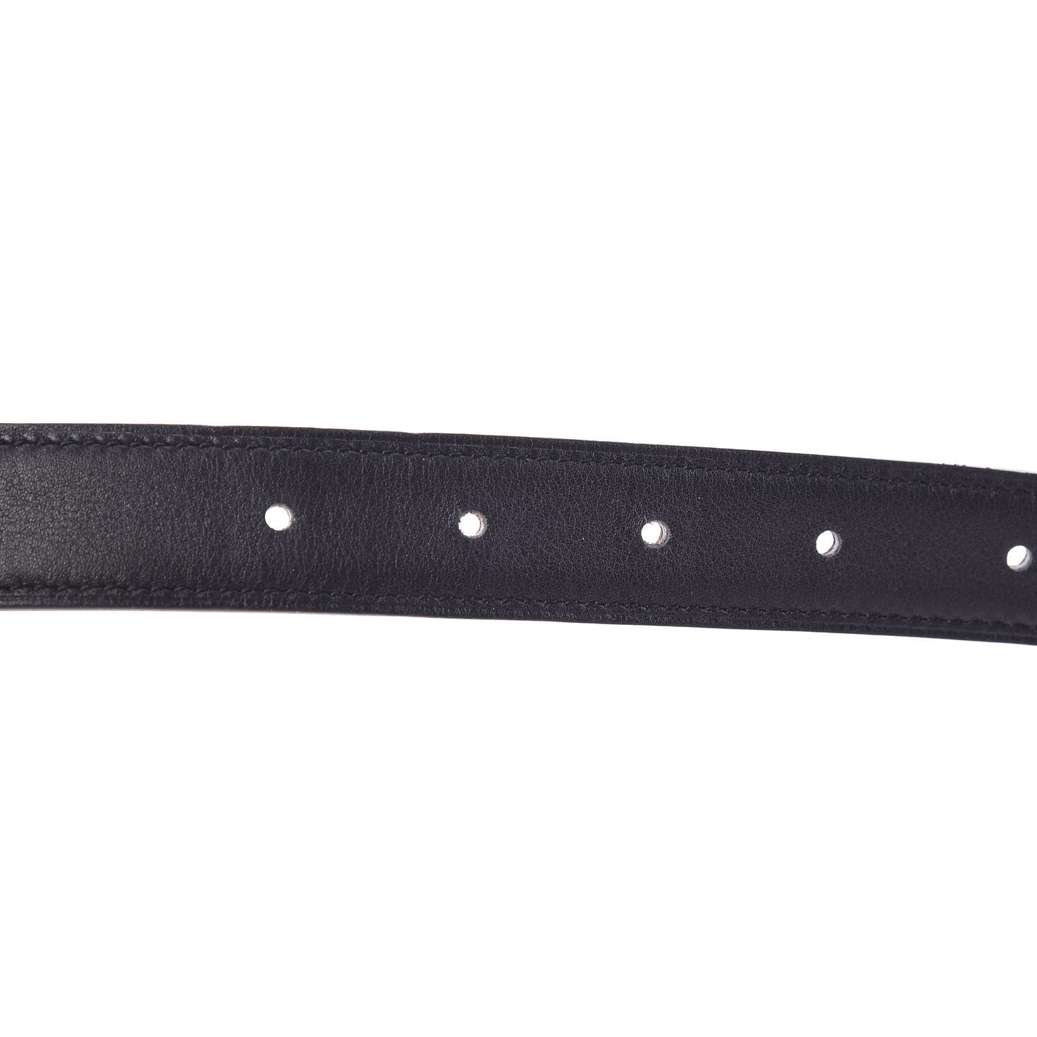 Hermes Swift Epsom 24mm Gamma Belt 80 Black Gold 6 of 7