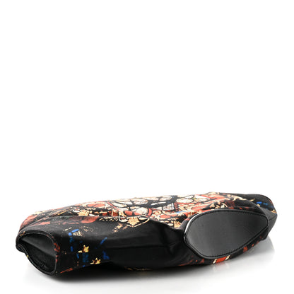 Alexander McQueen Silk Stained Glass De Manta Clutch Black 3 of 6