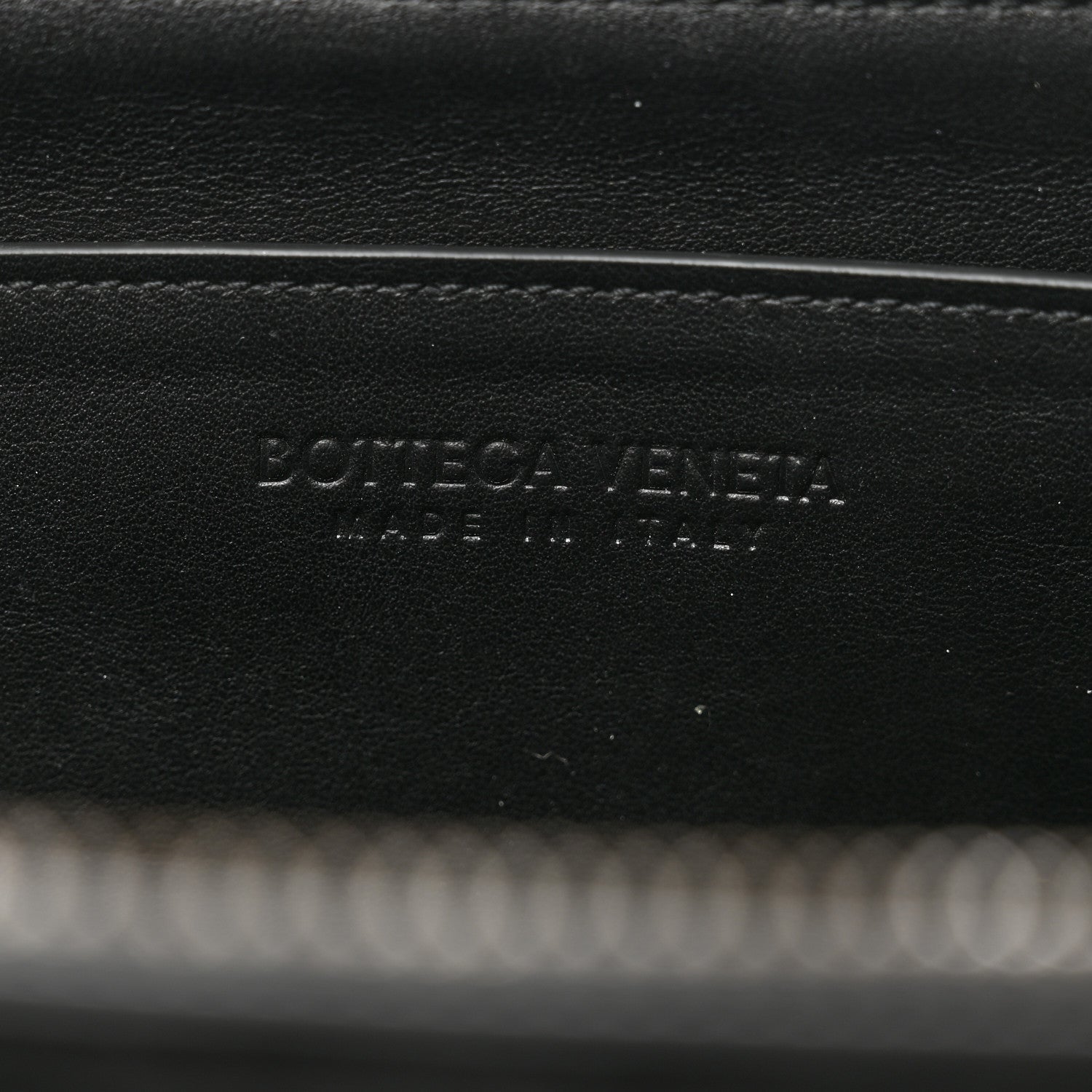 Bottega Veneta Ostrich Document Case Black 6 of 9