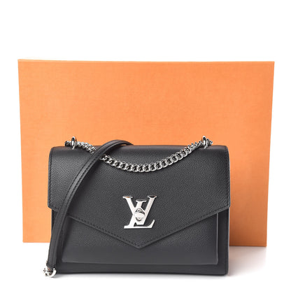 Louis Vuitton Soft Calfskin My Lockme Chain Bag BB Black 11 of 11