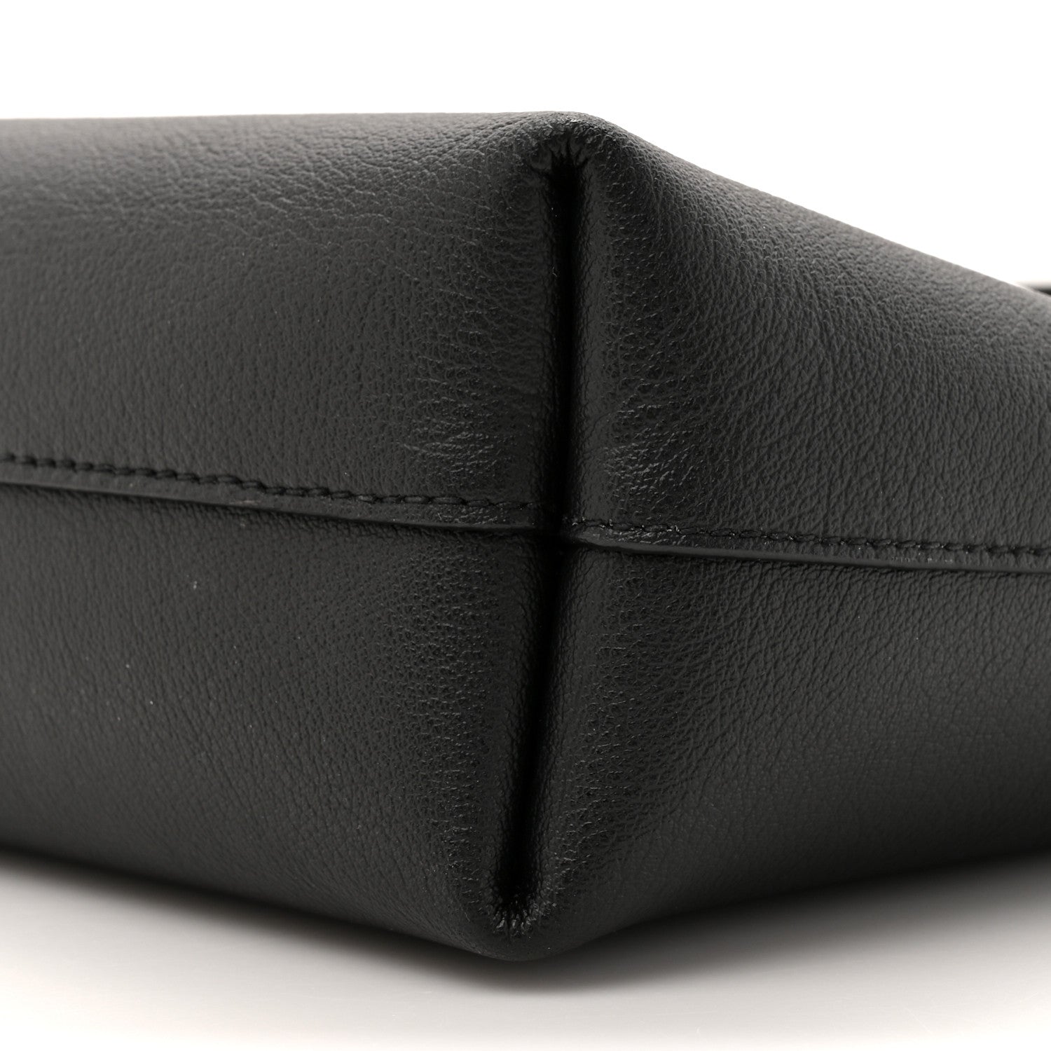 Saint Laurent Calfskin Toy Shopping Tote Black 9 of 12