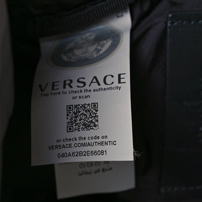 Versace Nylon Logo Backpack Yellow 6 of 12