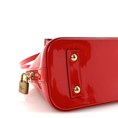 Louis Vuitton Vernis Alma BB Cherry 8 of 9