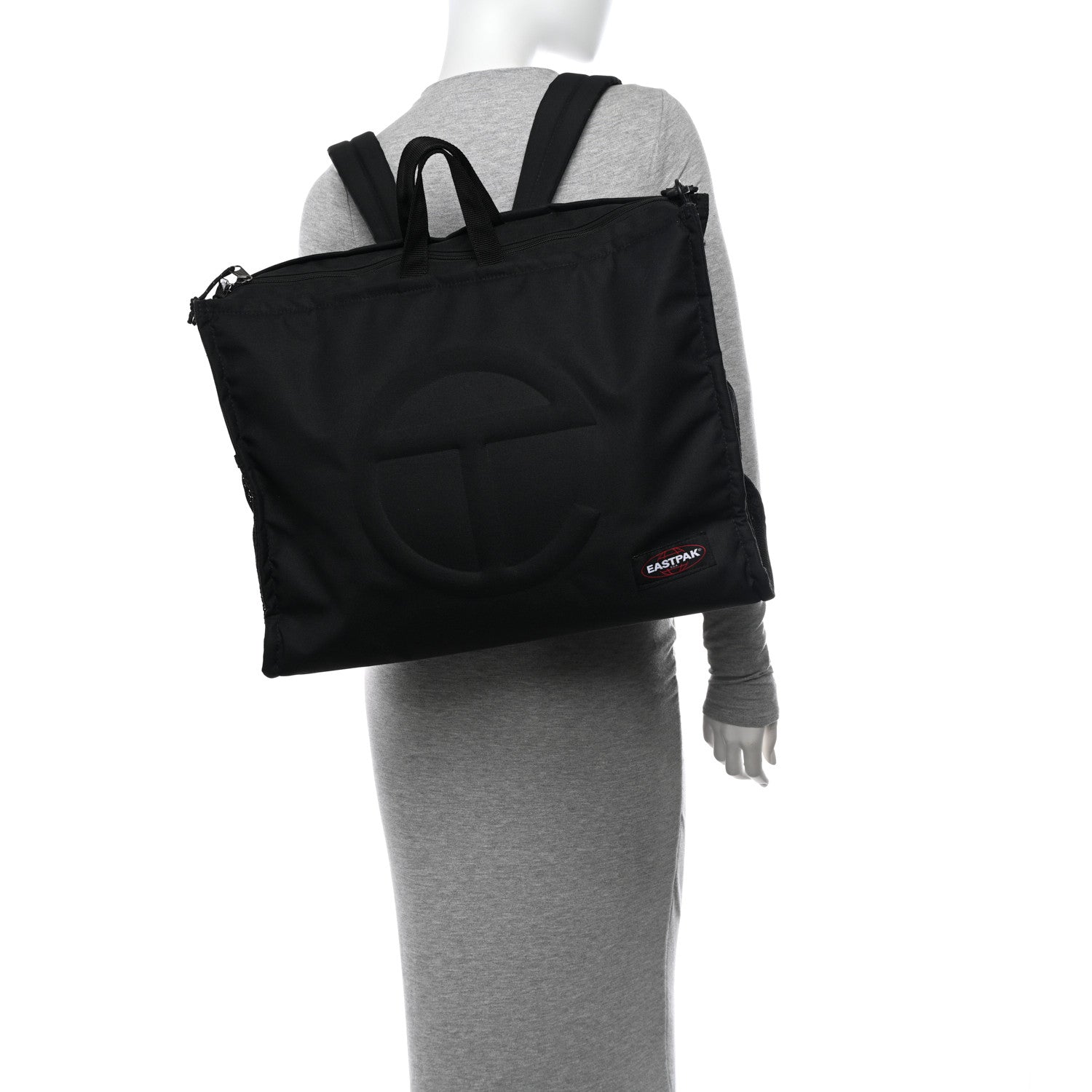 Telfar x EASTPAK Tactical Nylon Large Shopper Black 2 of 11