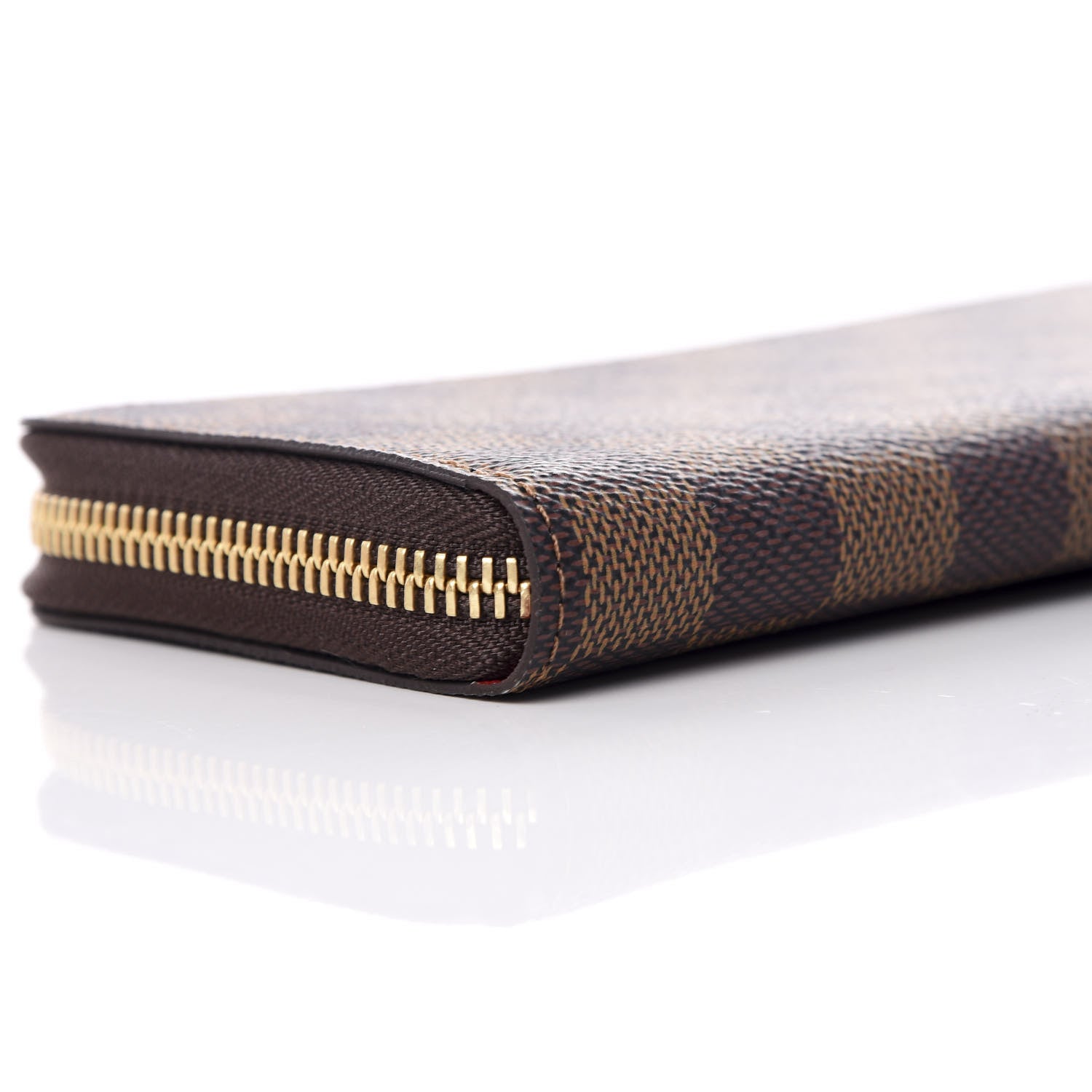 Louis Vuitton Damier Ebene Clemence Wallet Cherry 5 of 10
