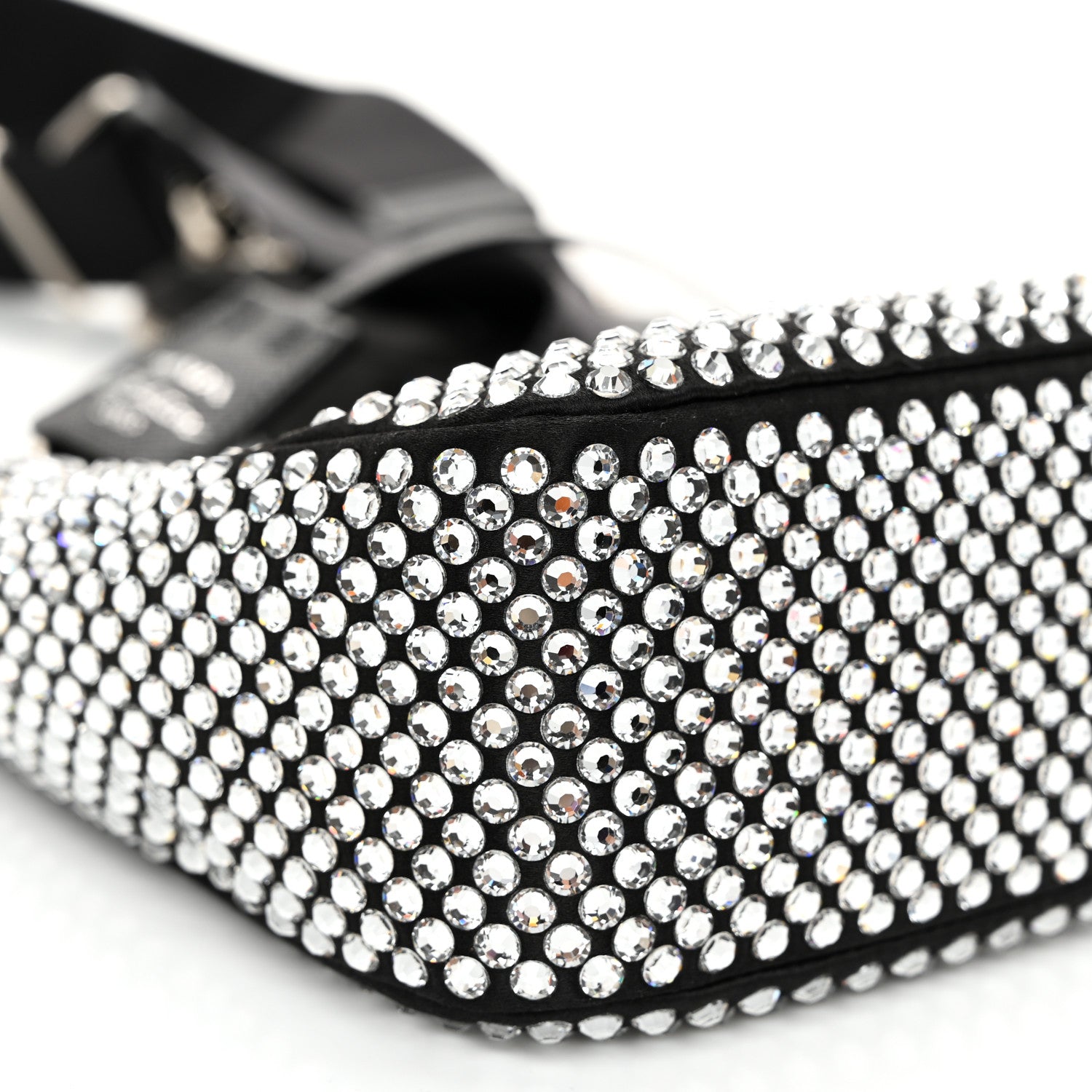 Prada Satin Crystal Re-Edition 2005 Shoulder Bag Cristal 10 of 11