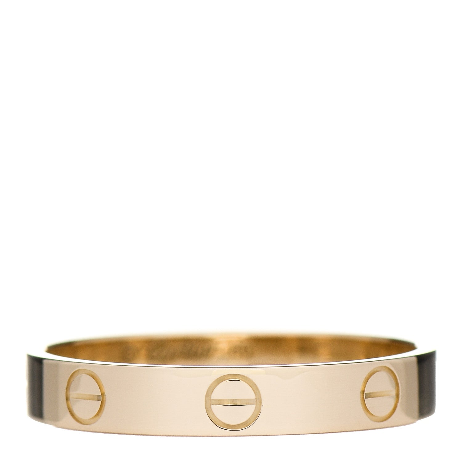 Cartier 18K Yellow Gold 3.5mm LOVE Wedding Band Ring 60 9 1 of 4
