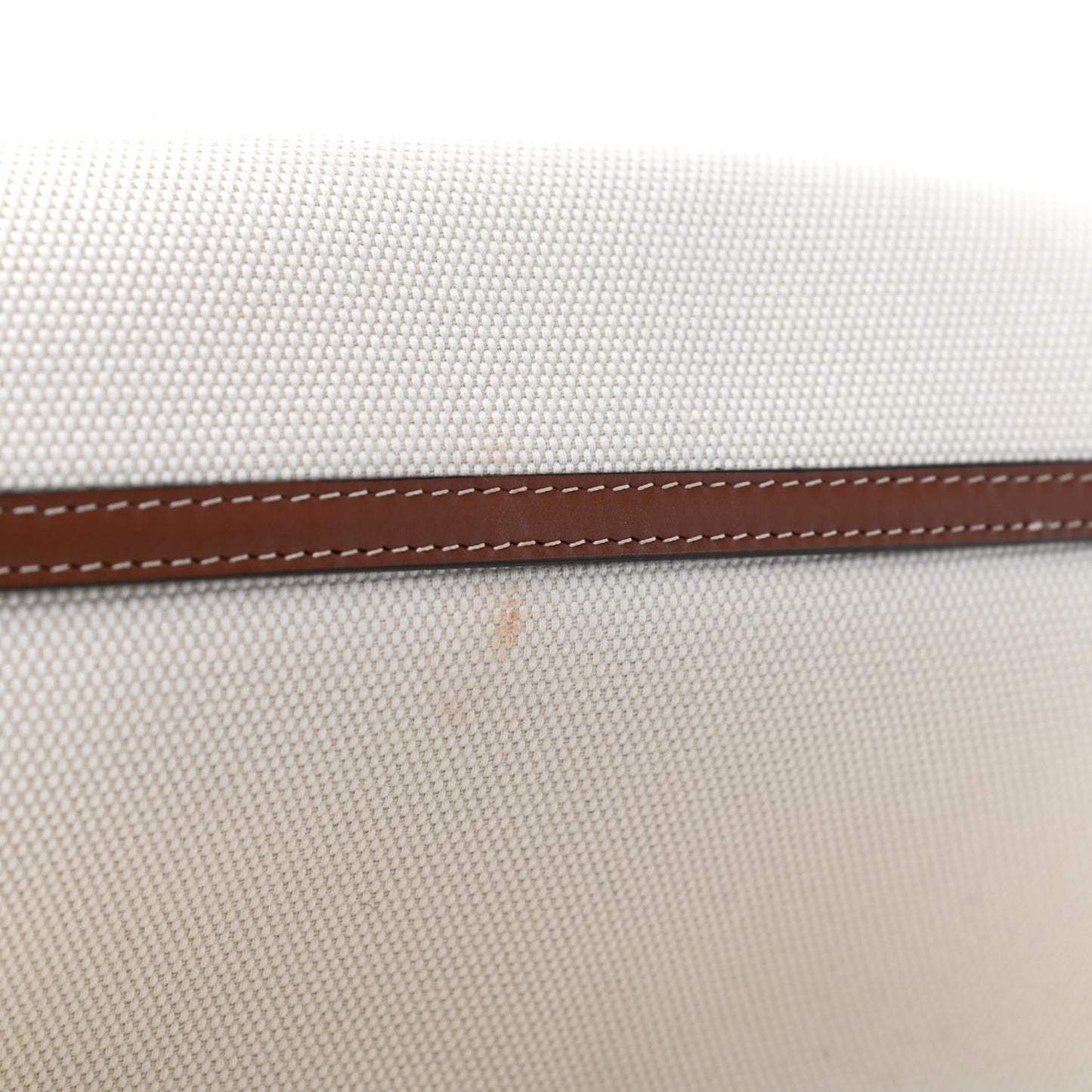 Canvas Horseferry Print Note Crossbody Bag Natural Tan Fiery Red