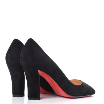 Christian Louboutin Veau Velours Viva 85 Pumps 36.5 Black 4 of 10
