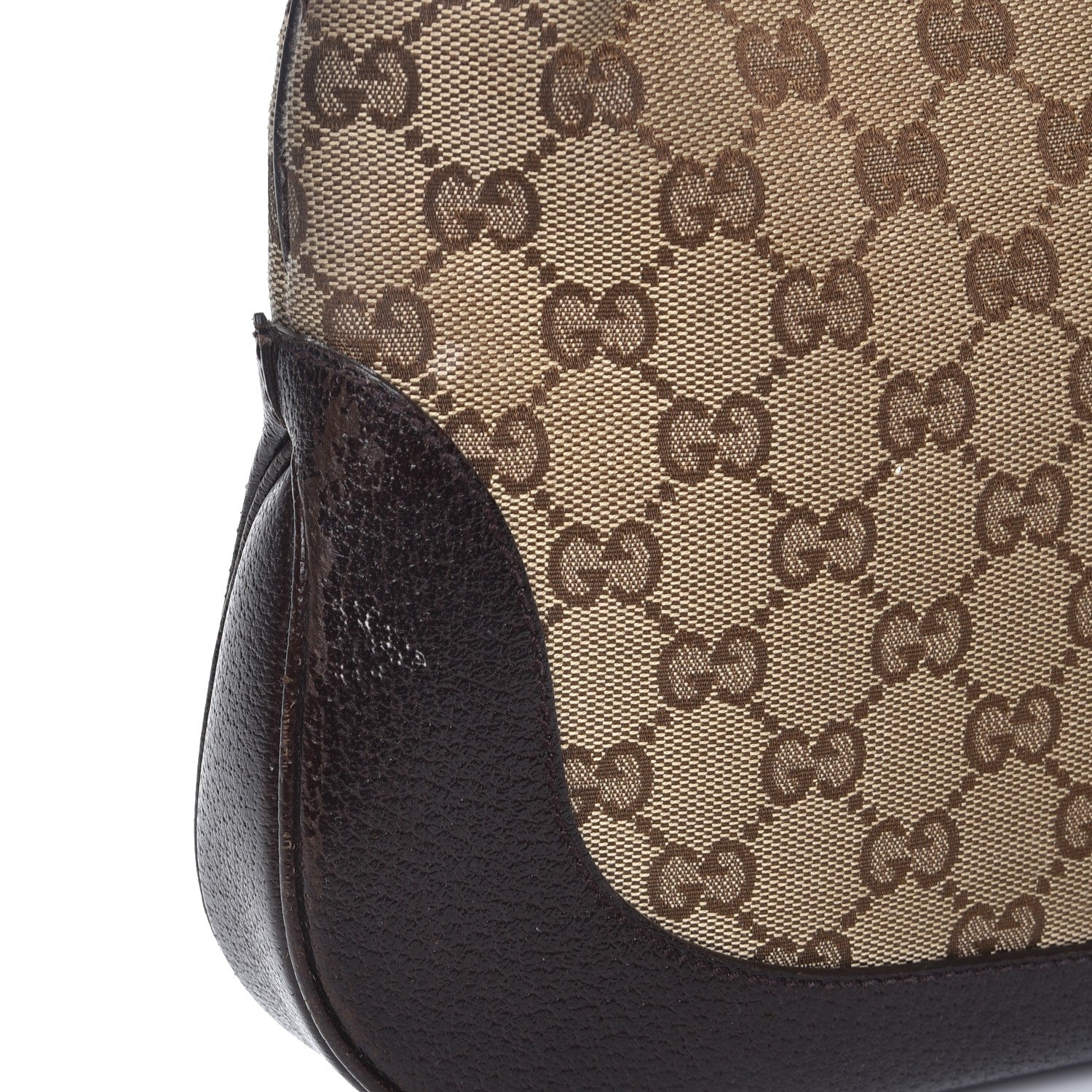 Gucci Monogram Web Jackie O Hobo Dark Brown 9 of 9