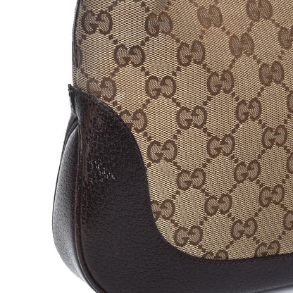 Gucci Monogram Web Jackie O Hobo Dark Brown 9 of 9