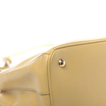 Prada Saffiano Lux Medium Tote Ginestra 21 of 27