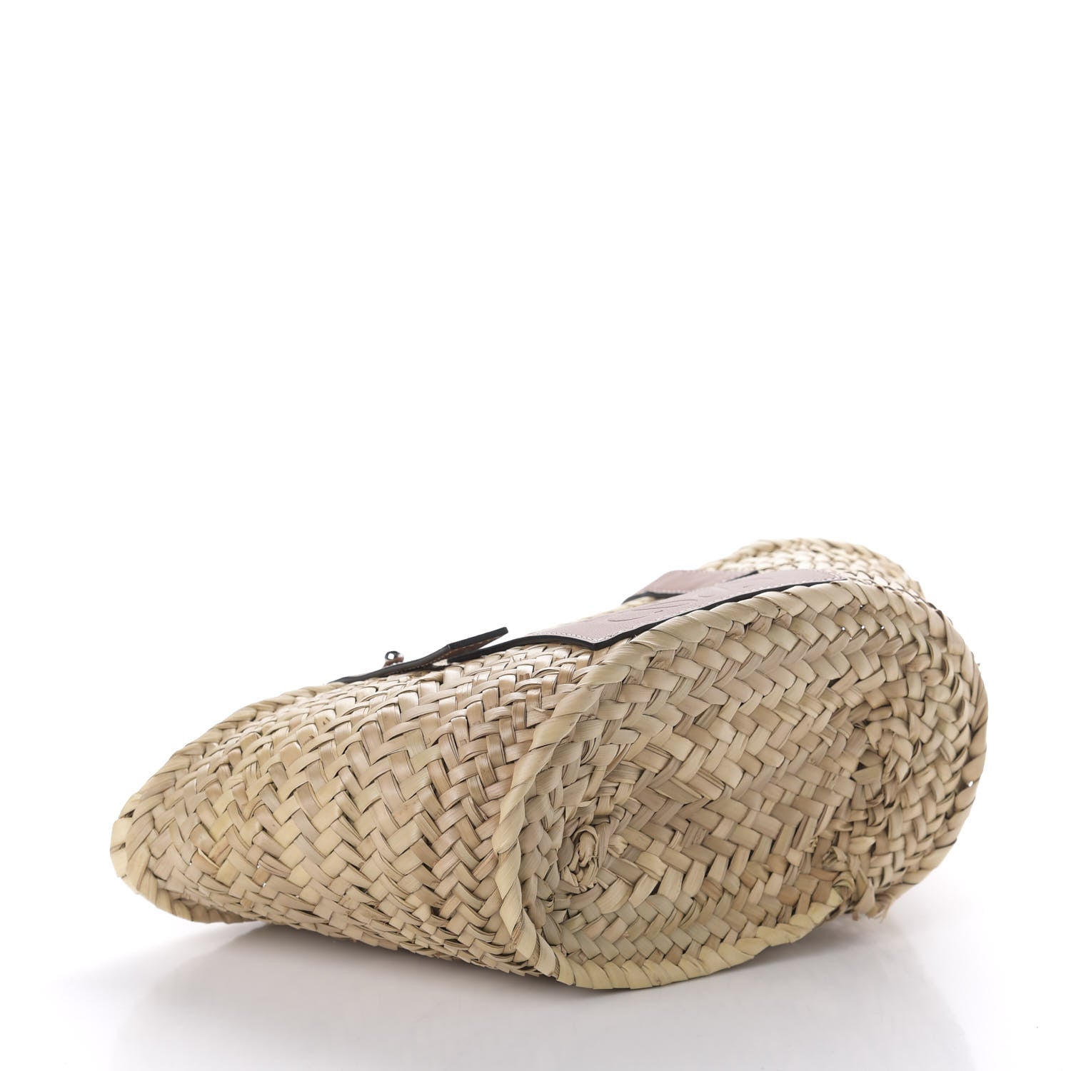 Loewe Raffia Small Basket Tote Bag Natural Tan 4 of 12