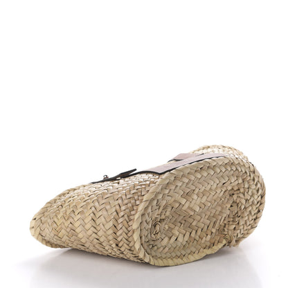 Loewe Raffia Small Basket Tote Bag Natural Tan 4 of 12