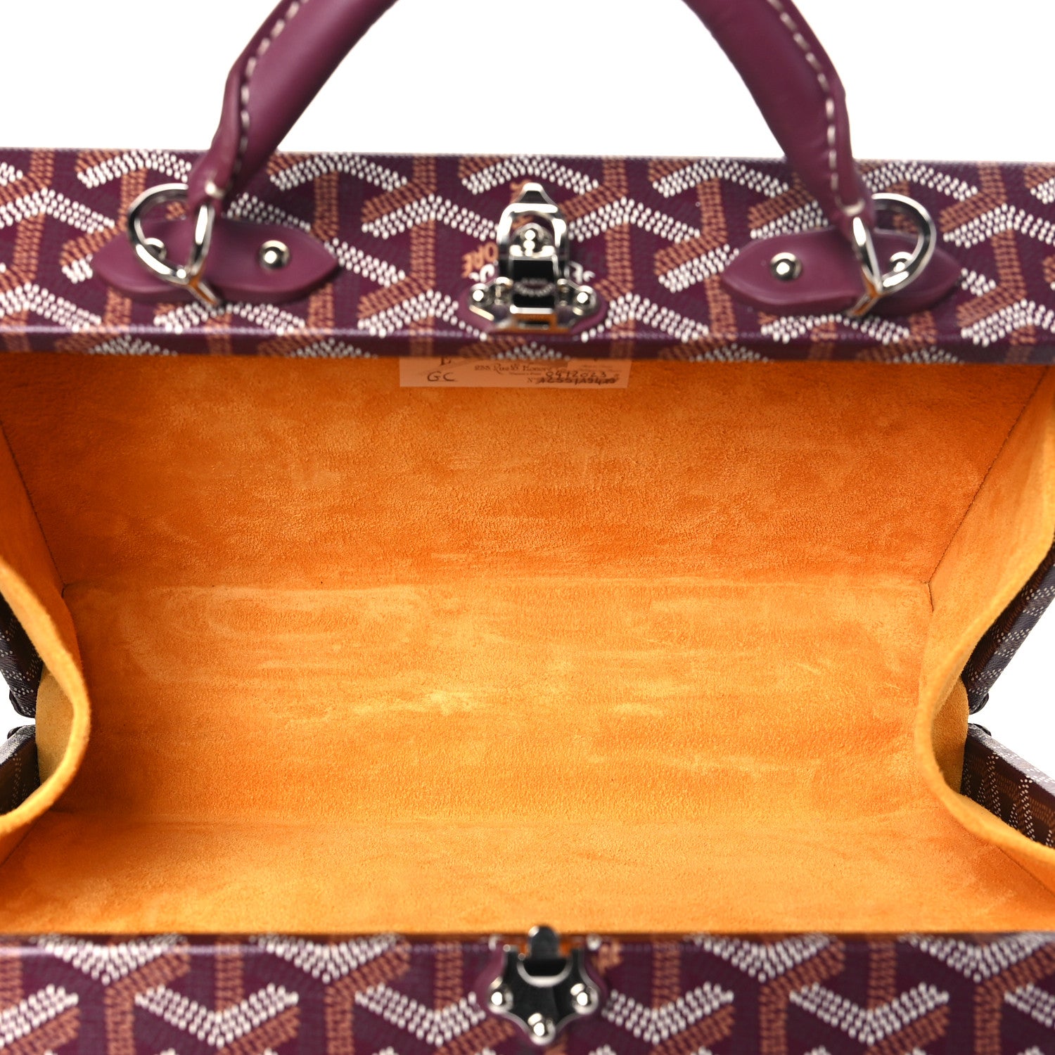 Goyard Goyardine Grand Hotel Trunk Bag Bordeaux 5 of 12