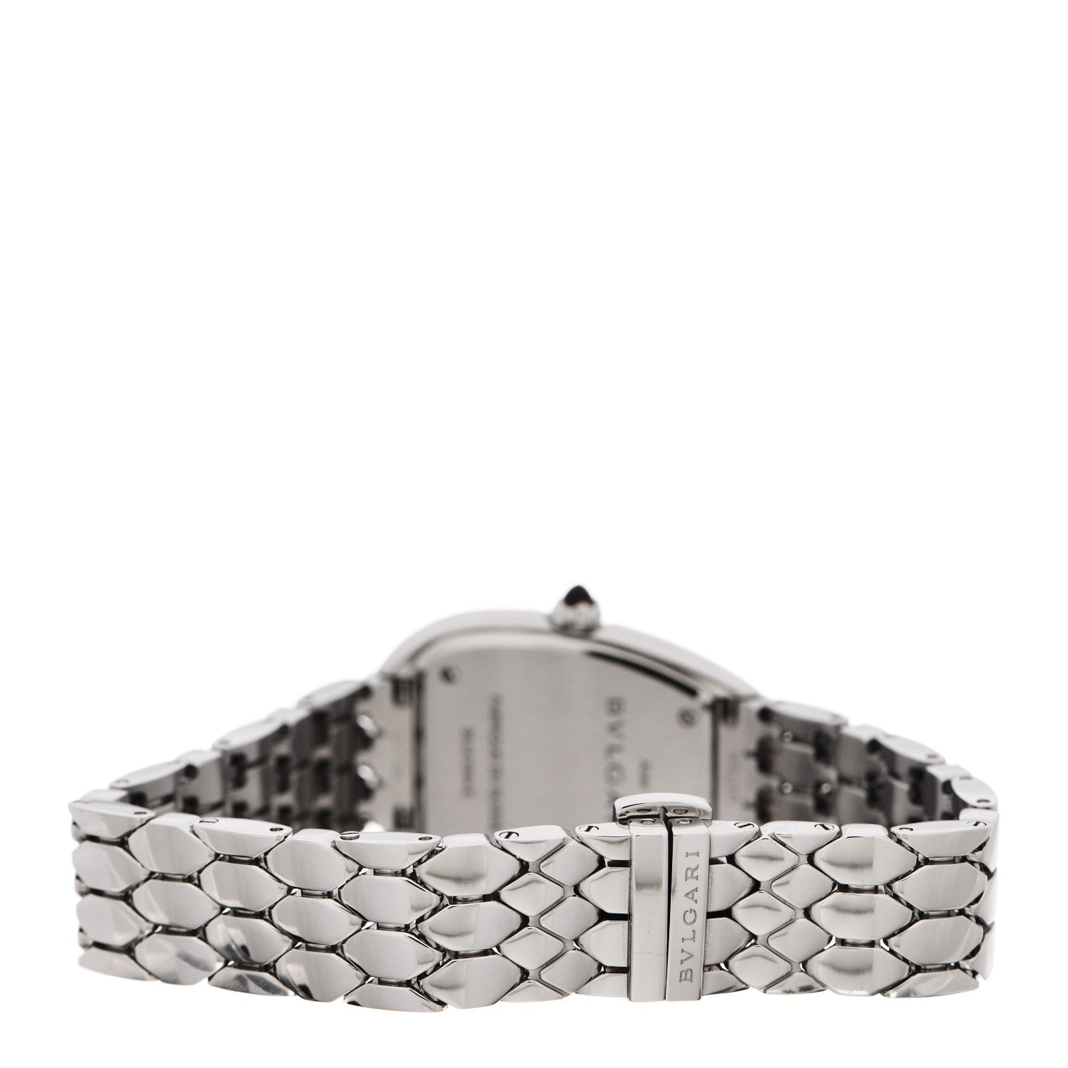 Bulgari Stainless Steel Diamond Bezel 25mm Serpenti Seduttori Quartz Watch 3 of 5