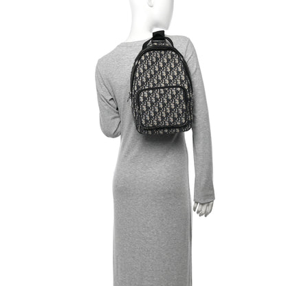 Christian Dior Oblique Mini Rider Backpack Black 2 of 10